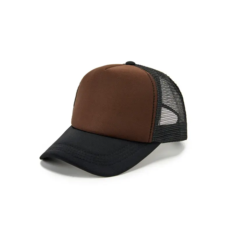 Red Yellow Mesh Trucker Cap for Kids Travel