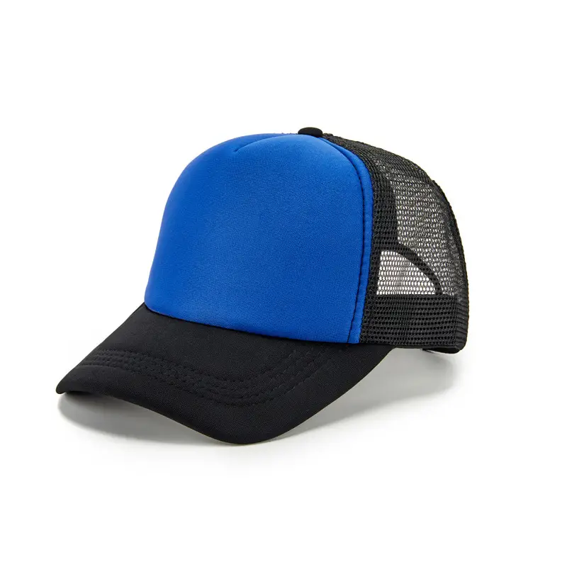 Red Yellow Mesh Trucker Cap for Kids Travel