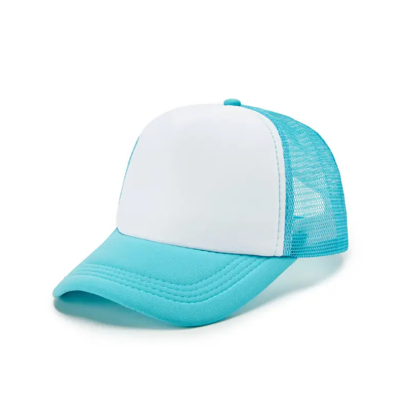 Red Yellow Mesh Trucker Cap for Kids Travel
