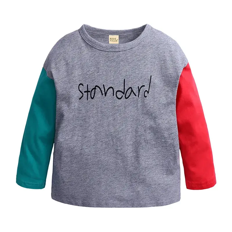 Children's Cotton Letter T-Shirt White Standard - Image 2
