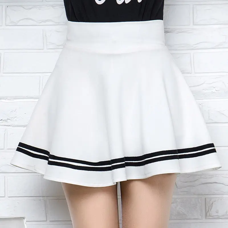 Black Pleated Skirt for Women High Waist Puffy - Image 5
