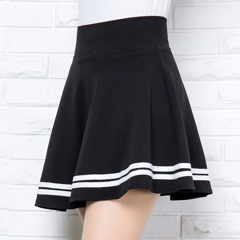 Black Pleated Skirt for Women High Waist Puffy - Image 6