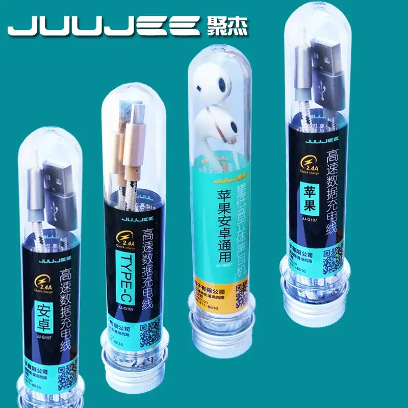 Factory Wholesale JUUJEE 2.4A Android Data Cable TYPE-C