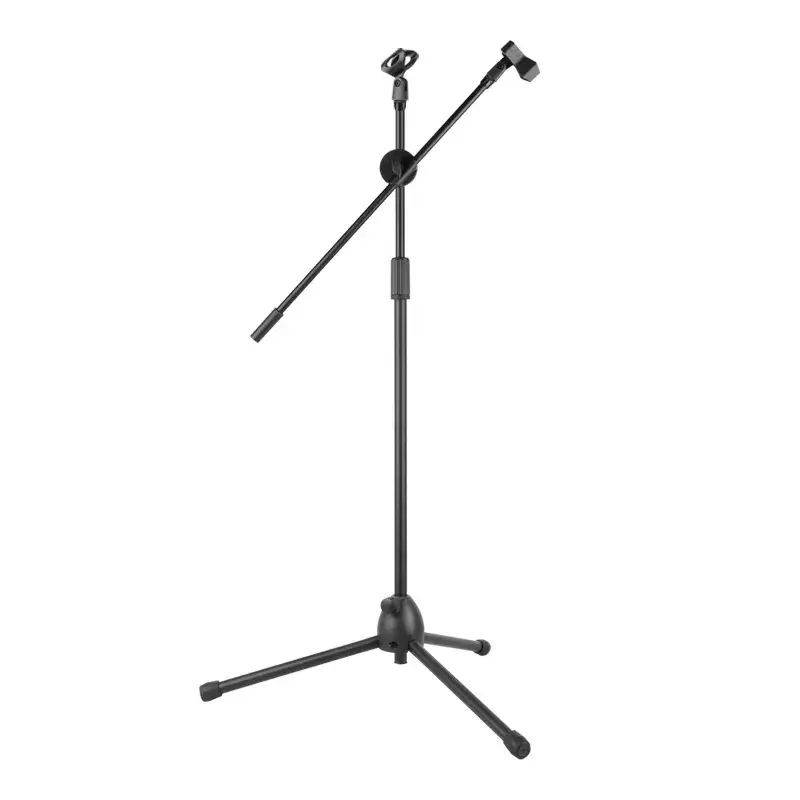 Vertical Karaoke Microphone Tripod Stand with Tripod Base - Image 6