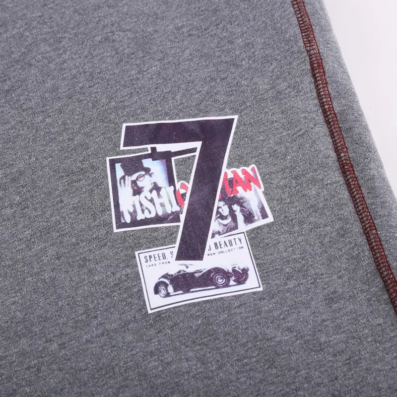 Bi Meng Fat Men Pants Grey Plus Size Loose Casual - Image 5