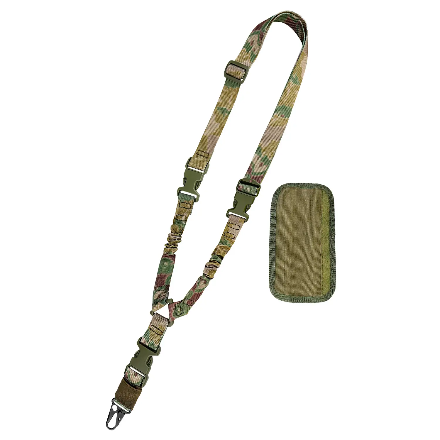 Tactical Gun Rope Belt Tan Nylon Diagonal Strap