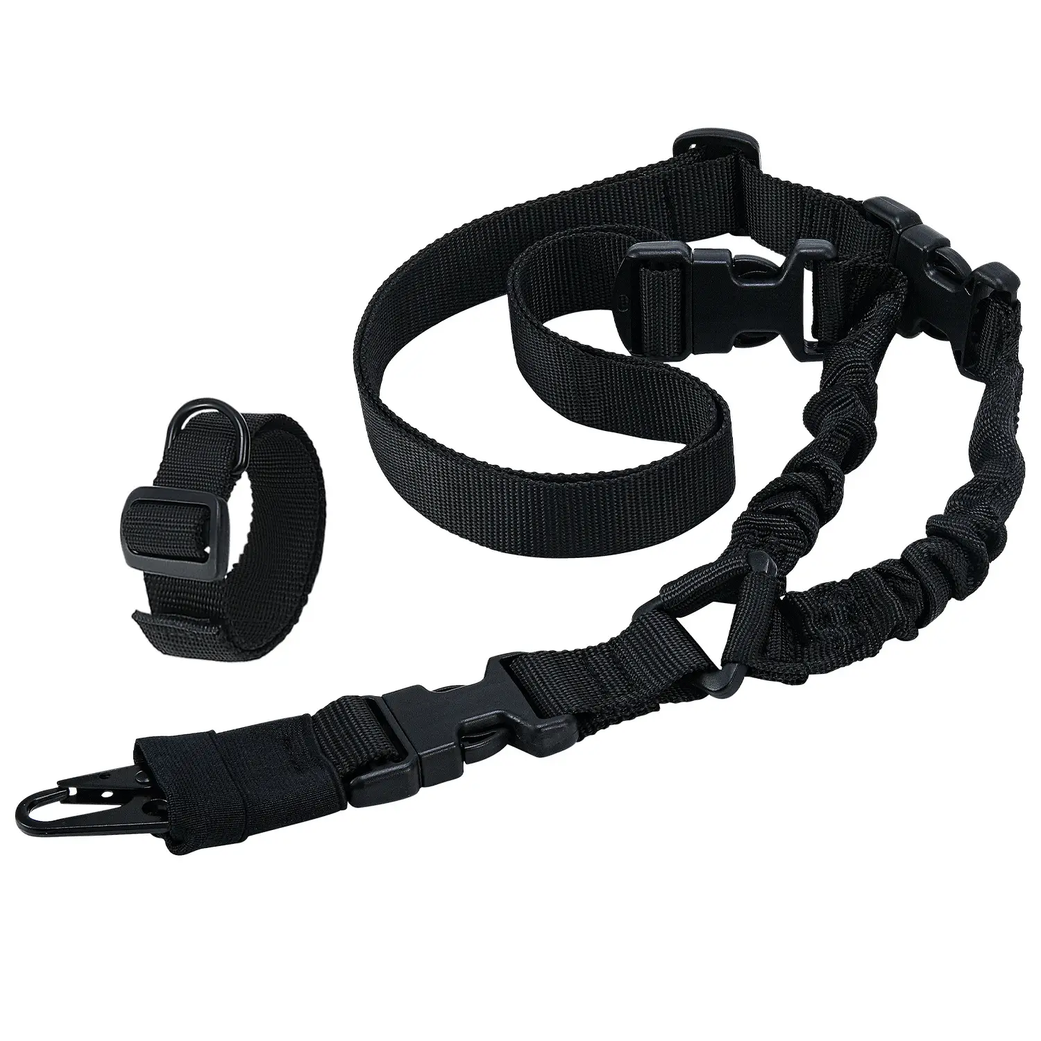 Tactical Gun Rope Belt Tan Nylon Diagonal Strap