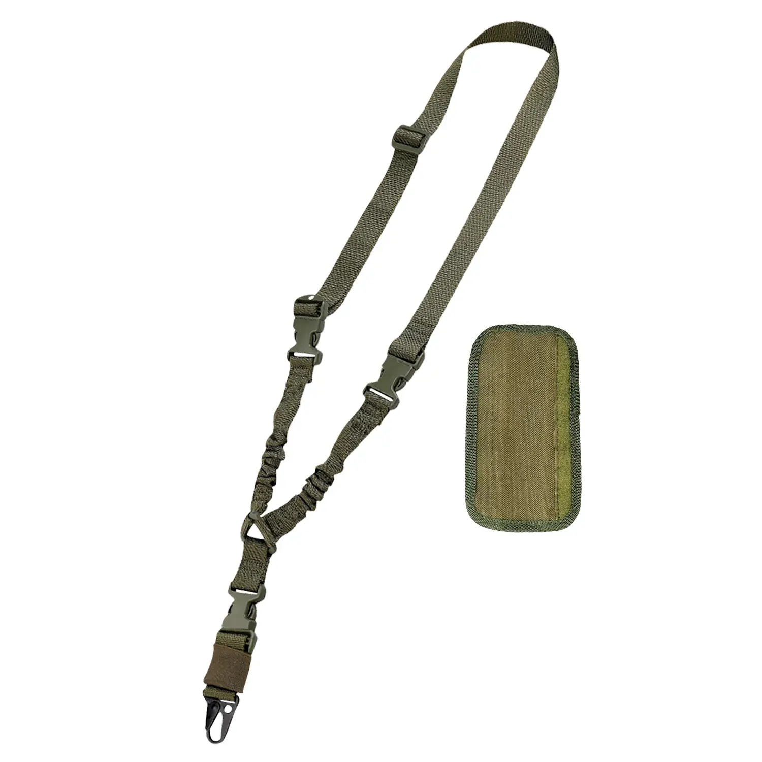 Tactical Gun Rope Belt Tan Nylon Diagonal Strap