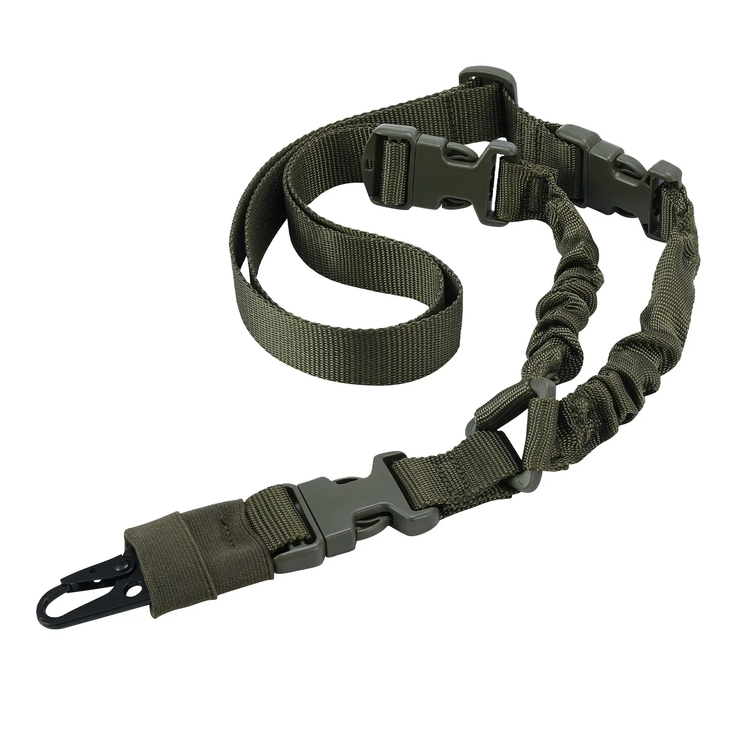 Tactical Gun Rope Belt Tan Nylon Diagonal Strap