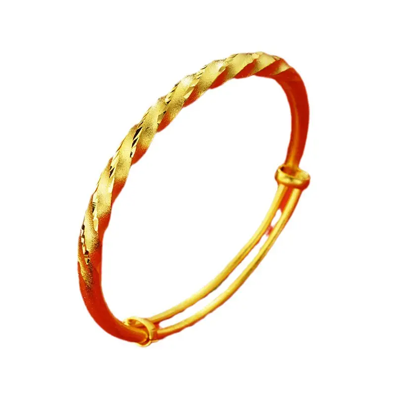 Vietnam Sand Gold Plated Push-Pull Braclase