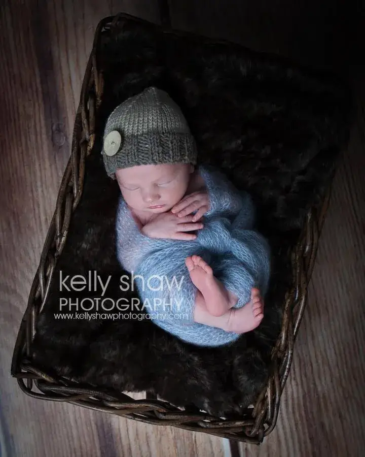 Newborn Full Moon Photography Props Set - Image 5