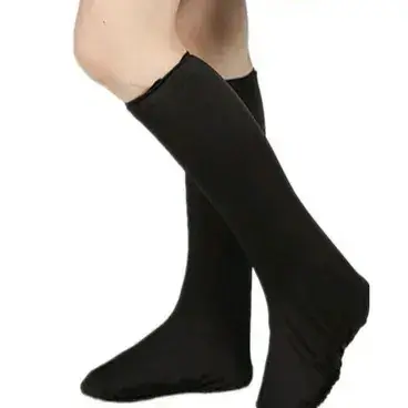 Mongolian Socks Black High Elastic Men Women