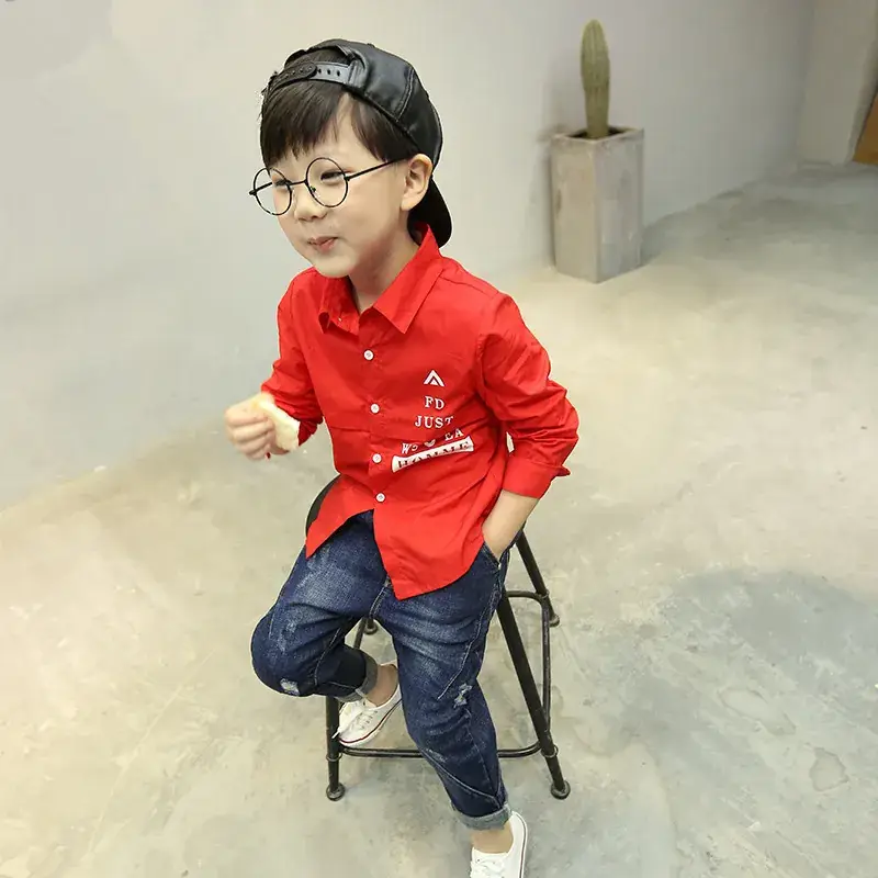 Boys Fleece Lined Jeans Medium Large Korean Style - Image 5