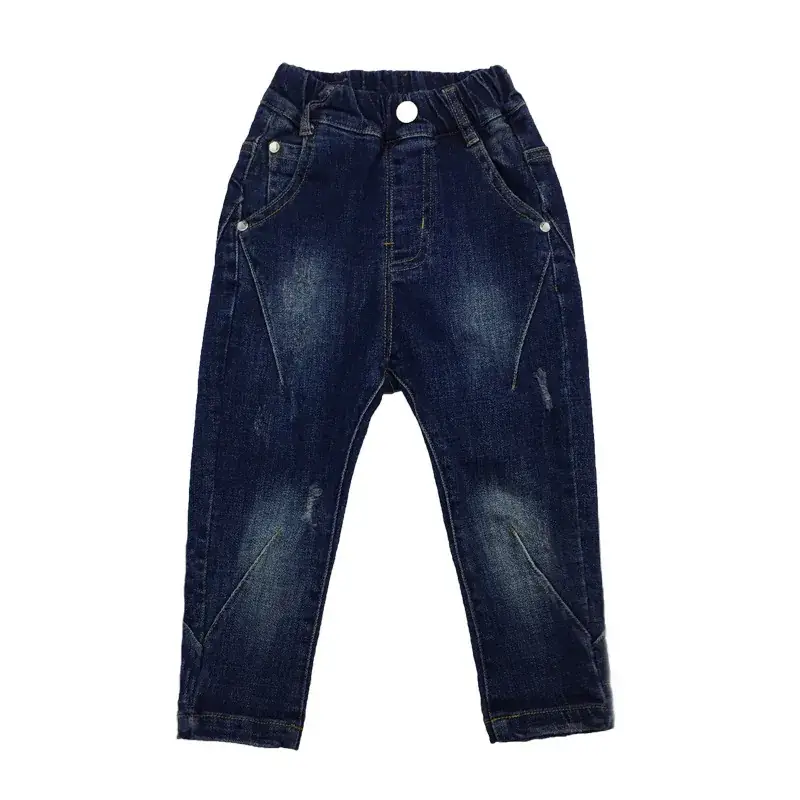 Boys Fleece Lined Jeans Medium Large Korean Style - Image 7