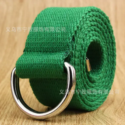Green Knitted Double Ring Belt for Casual Wear - Image 12
