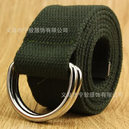Green Knitted Double Ring Belt for Casual Wear - Image 6