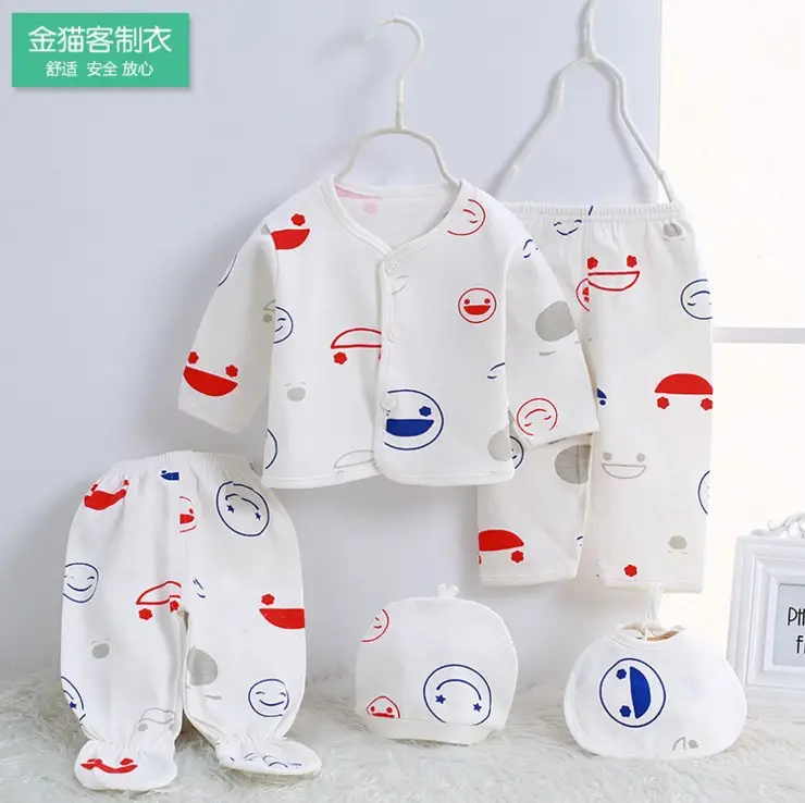 Monk-Style 5-Piece Baby Underwear Set 0-3M - Image 6