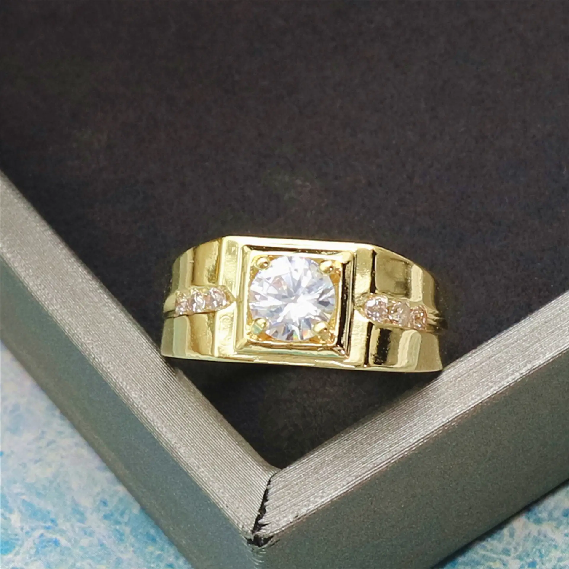 Trendy Zircon Open Wedding Ring for Women — feature 57