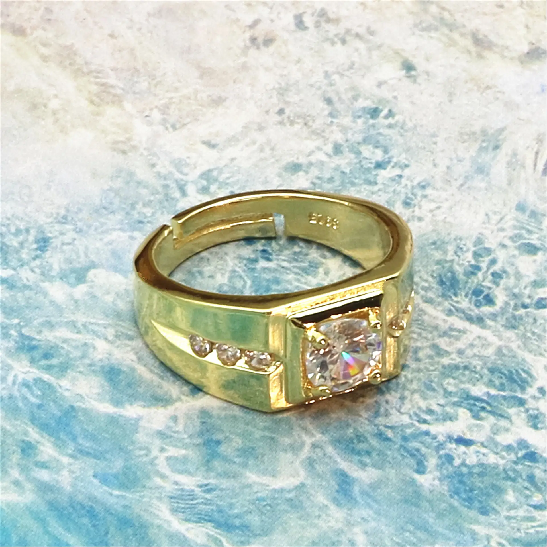 Trendy Zircon Open Wedding Ring for Women — feature 59