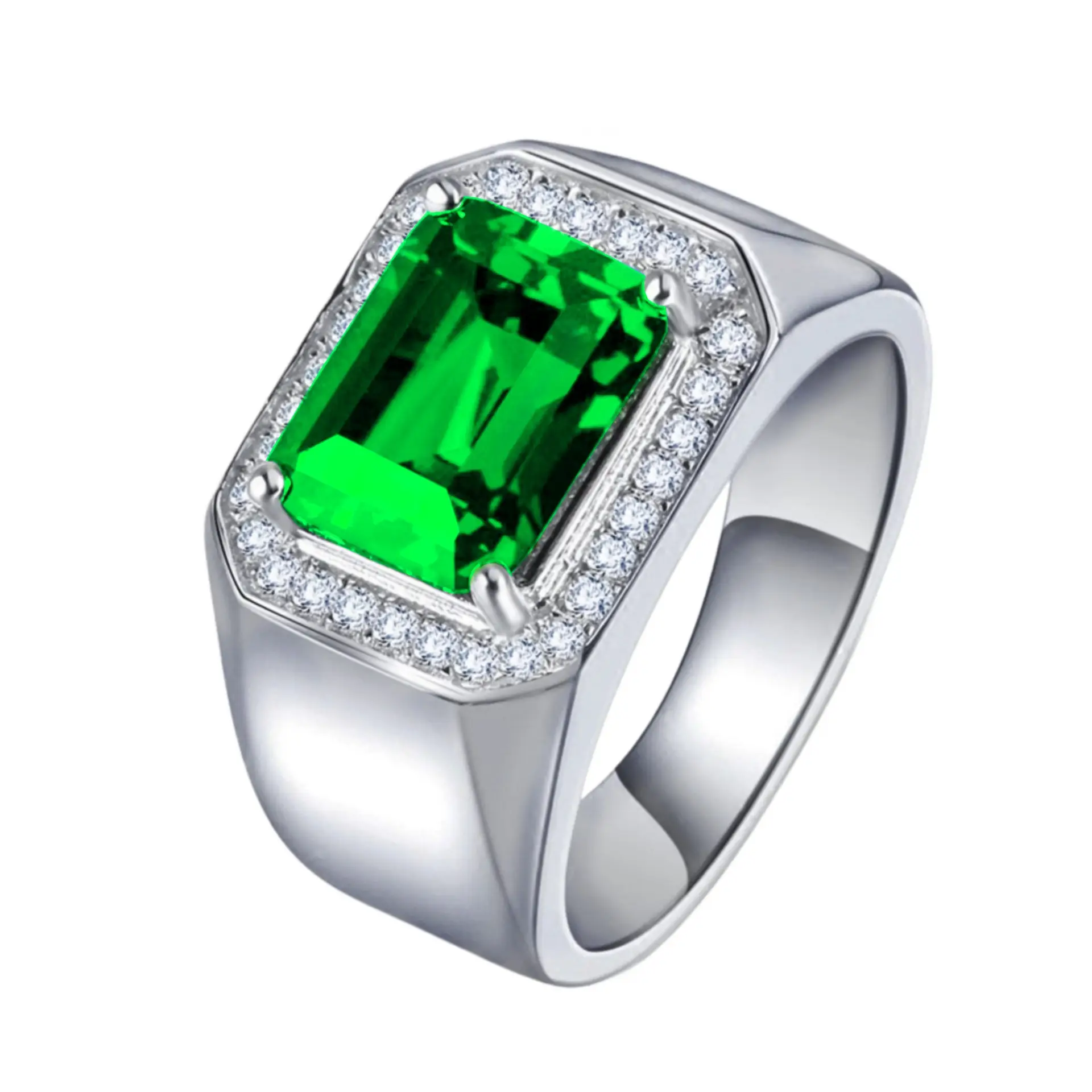 Trendy Zircon Open Wedding Ring for Women