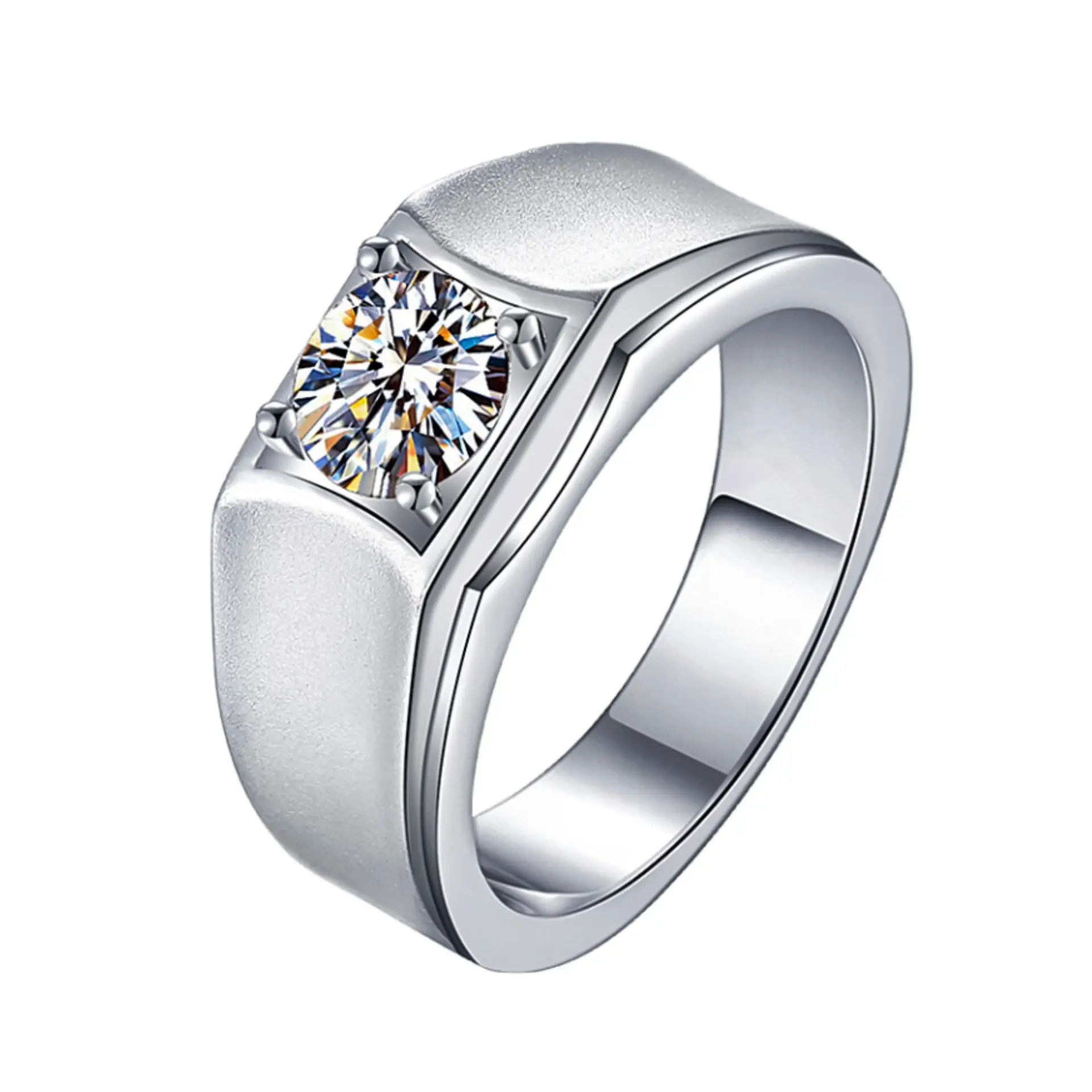 Trendy Zircon Open Wedding Ring for Women
