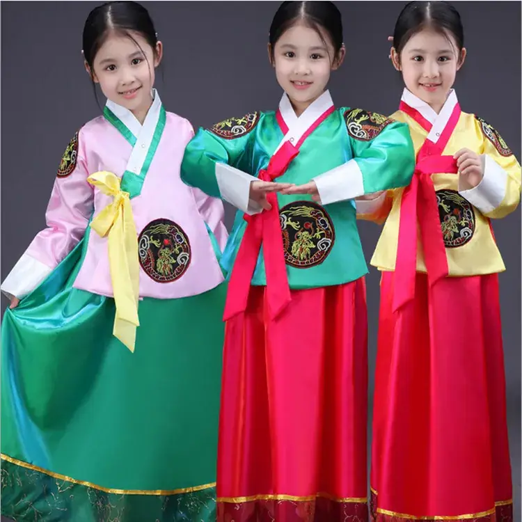 New Korean-style Princess Dress for Girls Red Blue - Image 15