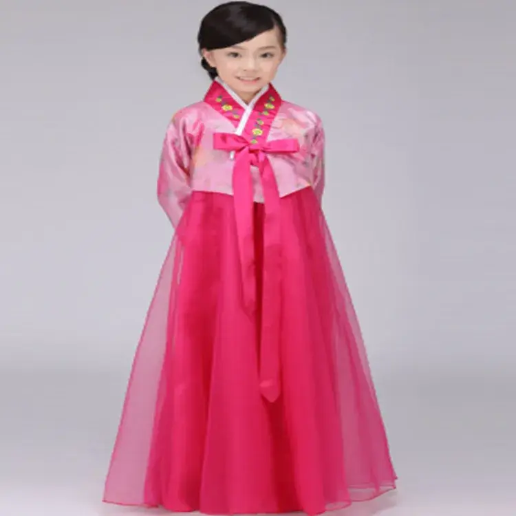 New Korean-style Princess Dress for Girls Red Blue - Image 17