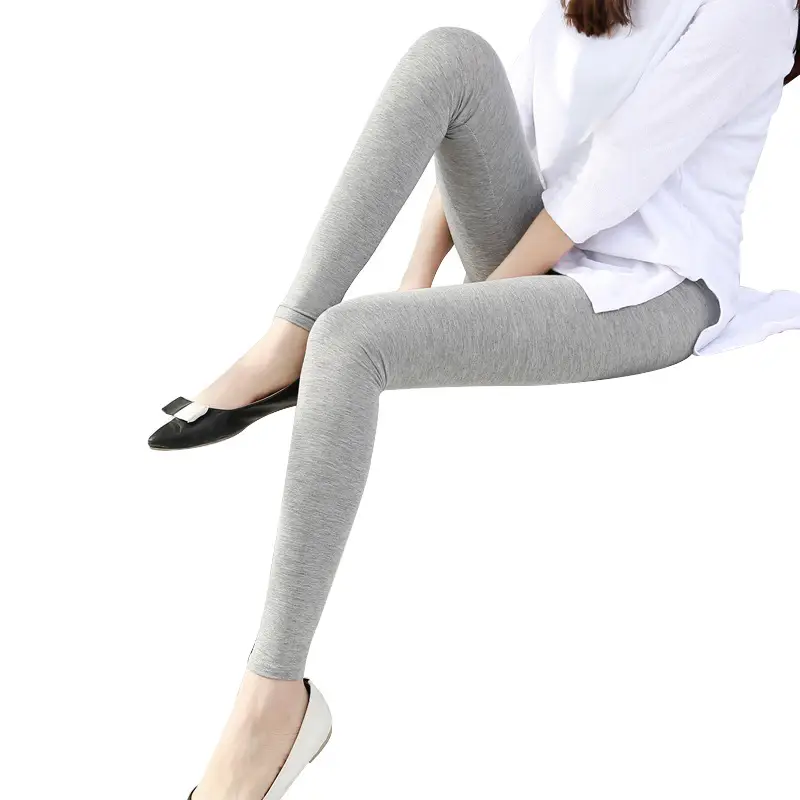 New Modal Leggings Spring Summer Thin Outer Wear Ankle-length Pants for Women - Image 6