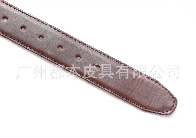 Men's Brown PU Leather Waist Zipper Wallet Belt with Pin Buckle β feature 4
