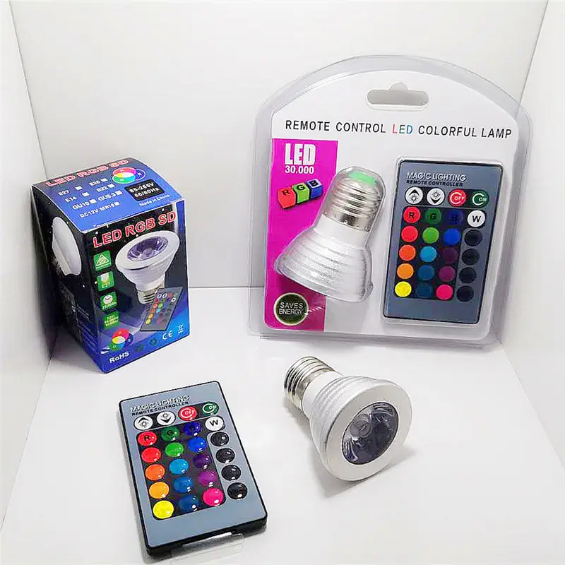 Remote Control LED Colorful Lamp with Magic Lighting - Image 3