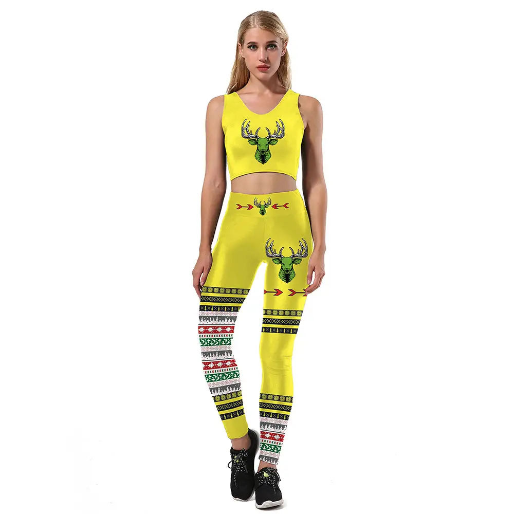 Digital Printed Starry Sky Snowflake Set Skirts Set