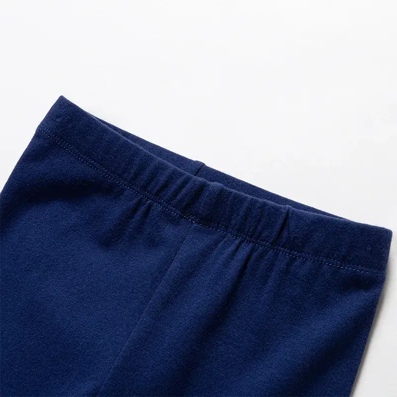 Cat Print Baby Girl Leggings Blue Spring Autumn - Image 4