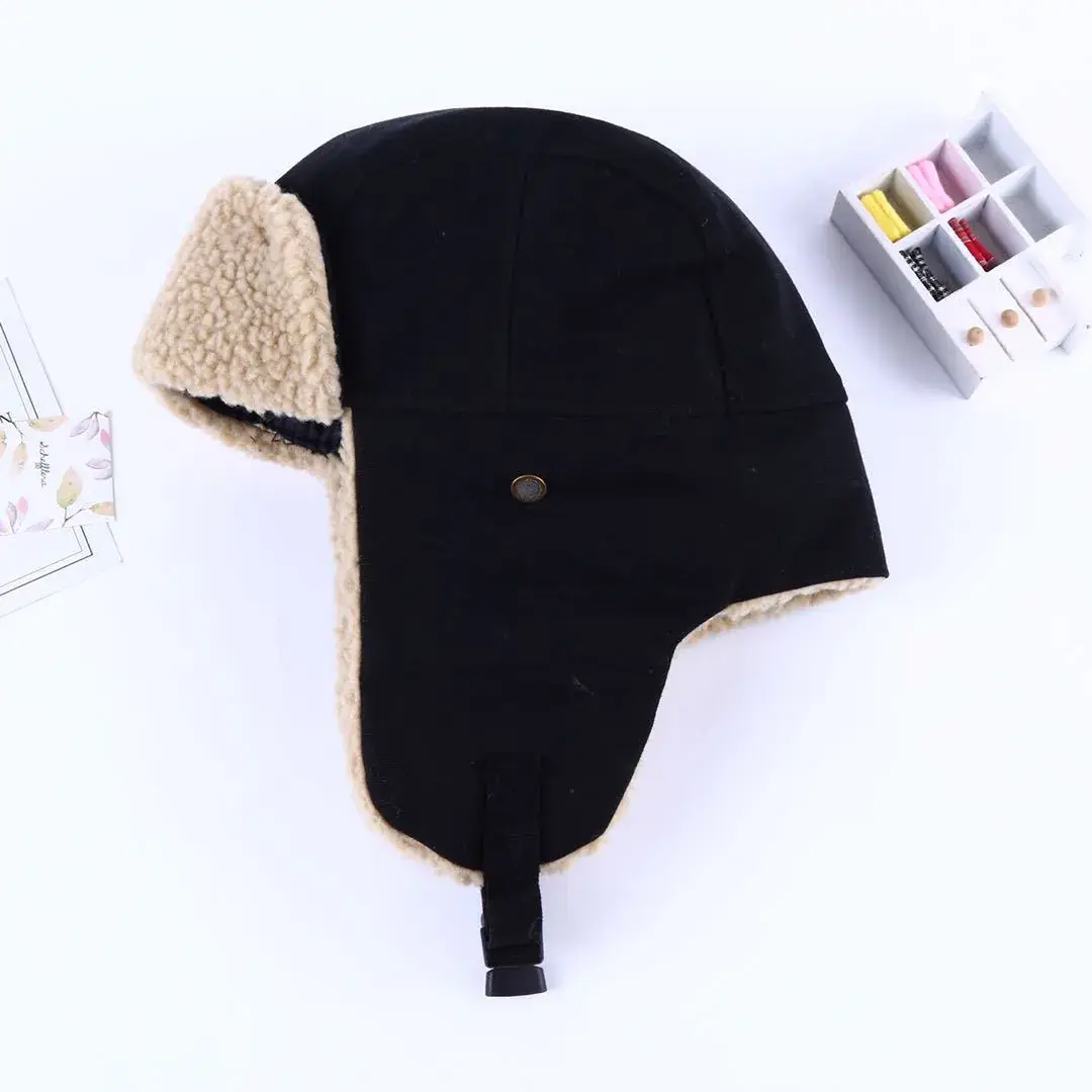 Men's Winter Ear Cap Warm Cotton Military Style - Image 6