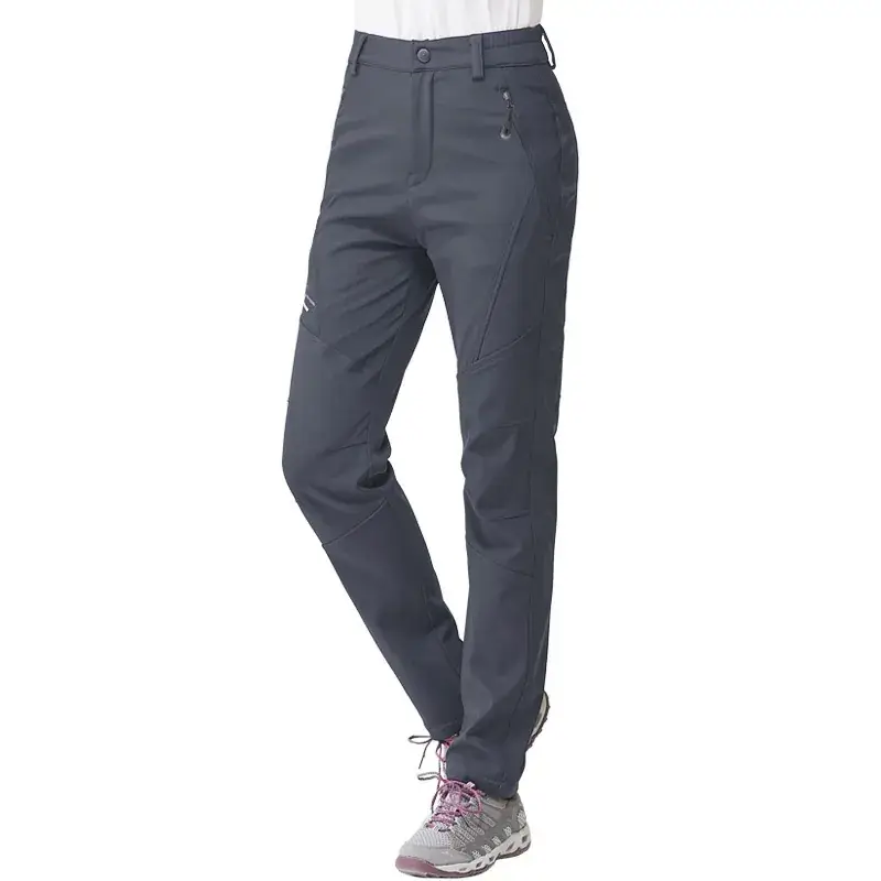 Men Black Fleece Lined Waterproof Ski Pants - Image 10