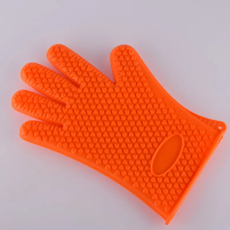 Silicone Heart-Shaped Gloves 130g Anti-Scalding Waterproof - Image 3