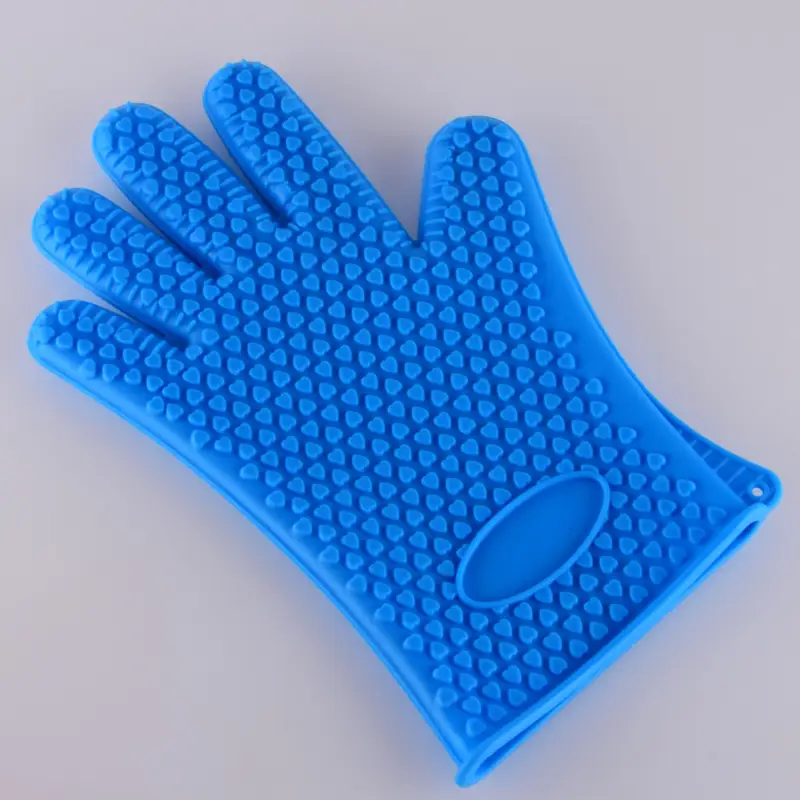 Silicone Heart-Shaped Gloves 130g Anti-Scalding Waterproof - Image 4