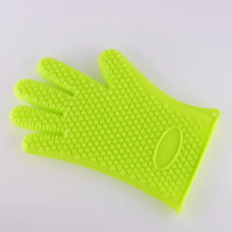 Silicone Heart-Shaped Gloves 130g Anti-Scalding Waterproof - Image 5