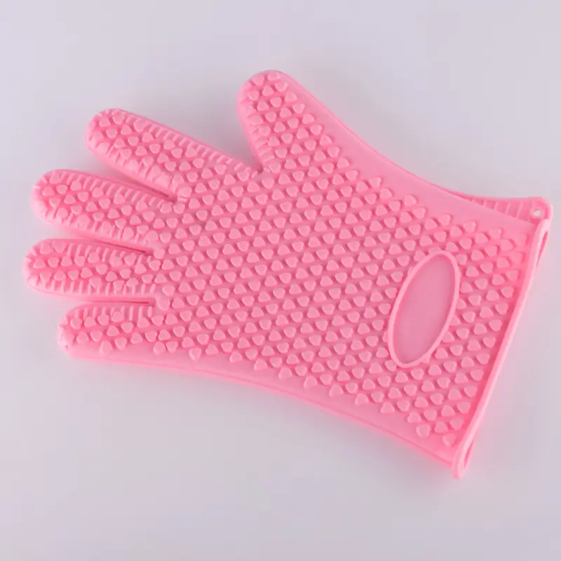 Silicone Heart-Shaped Gloves 130g Anti-Scalding Waterproof - Image 7