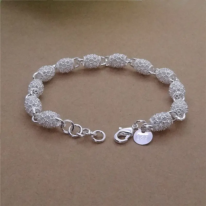 Silver Lace Bracelet 19cm Extension Chain — feature 18