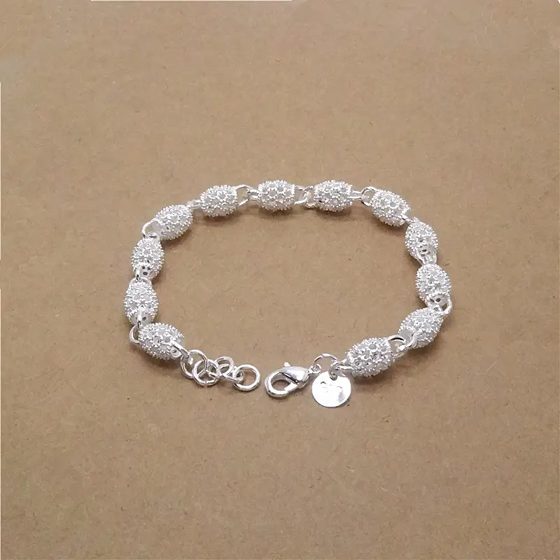 Silver Lace Bracelet 19cm Extension Chain — feature 22