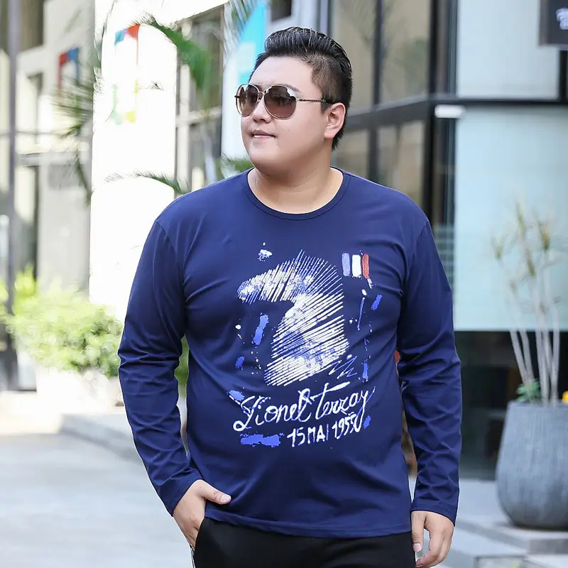 Bimeng Long Sleeve Printed T-Shirt Black Extra Large - Image 4
