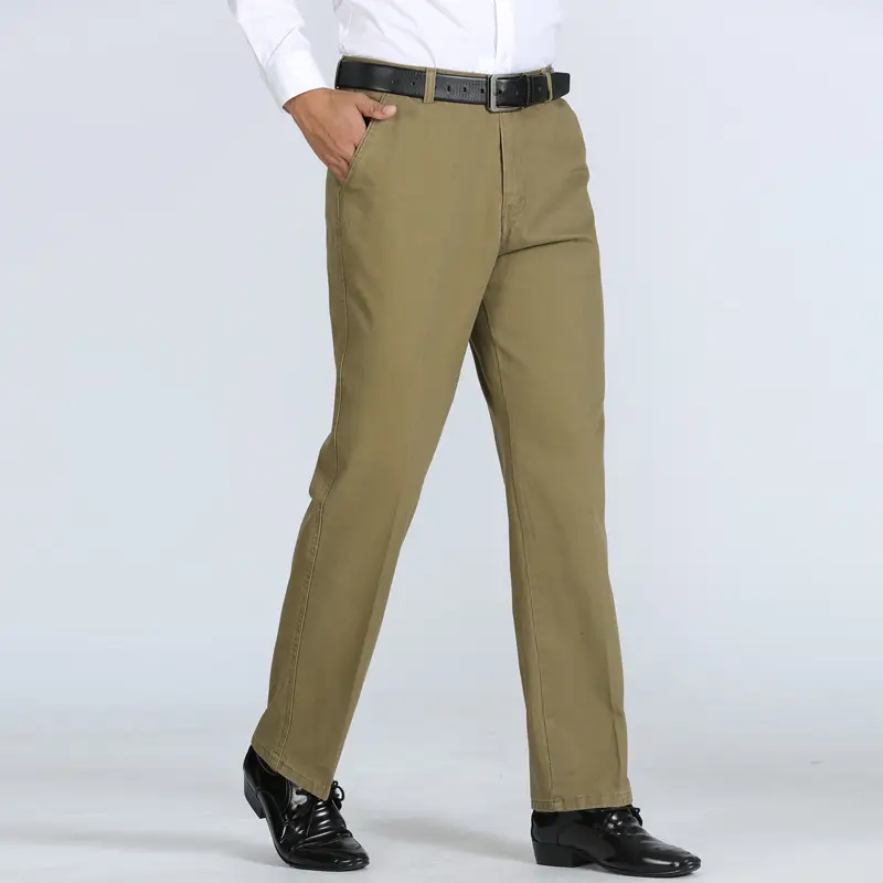 Autumn Thickened Business Men Cotton Pants Plus Size - Image 4
