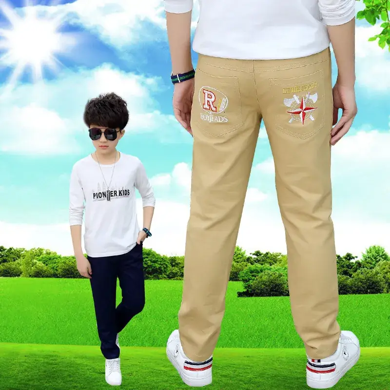 Boys Navy Blue Anti-Mosquito Pants Medium Large - Image 11