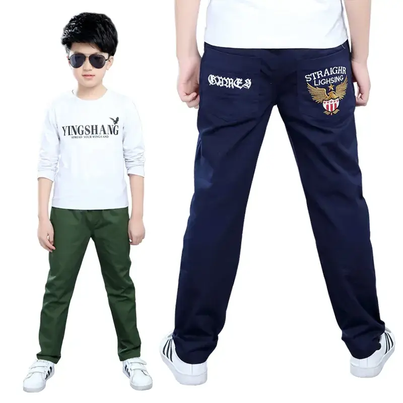 Boys Navy Blue Anti-Mosquito Pants Medium Large - Image 13