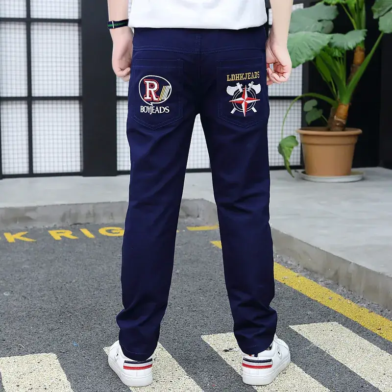 Boys Navy Blue Anti-Mosquito Pants Medium Large - Image 6