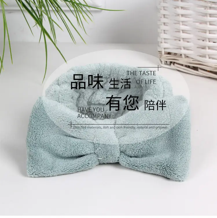 Japanese Style Fleece Headband with Bow for Women — feature 2