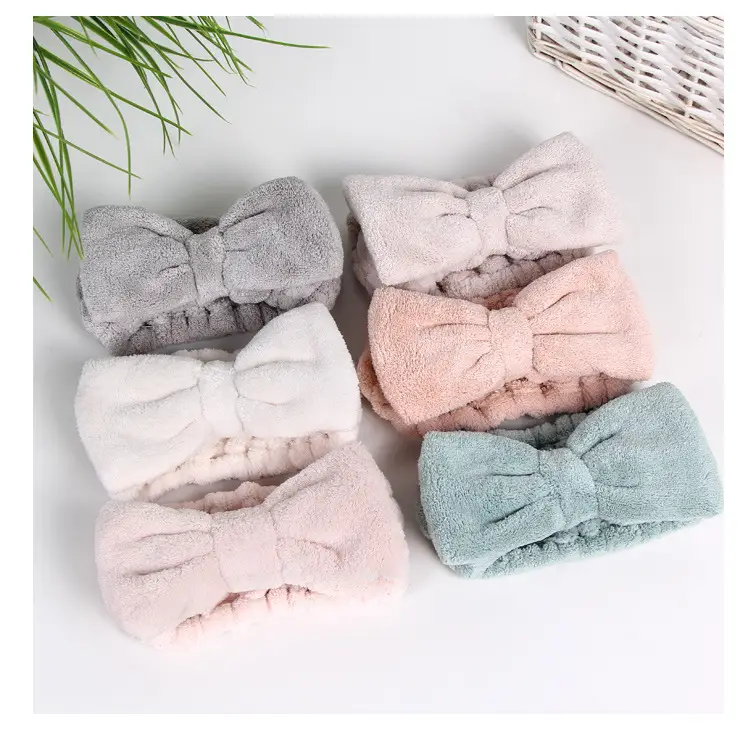 Japanese Style Fleece Headband with Bow for Women — feature 7