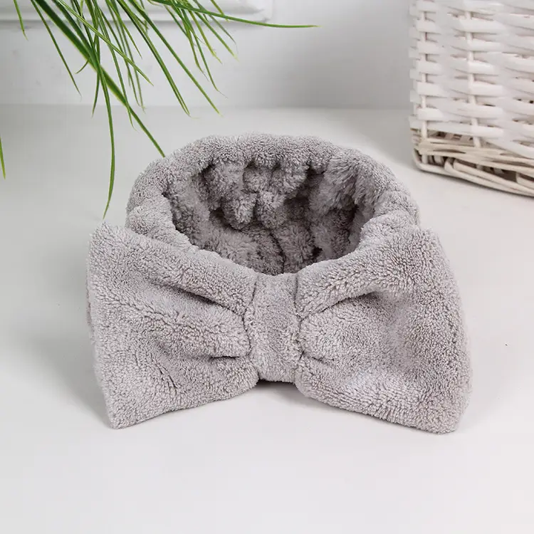 Japanese Style Fleece Headband with Bow for Women - Image 6