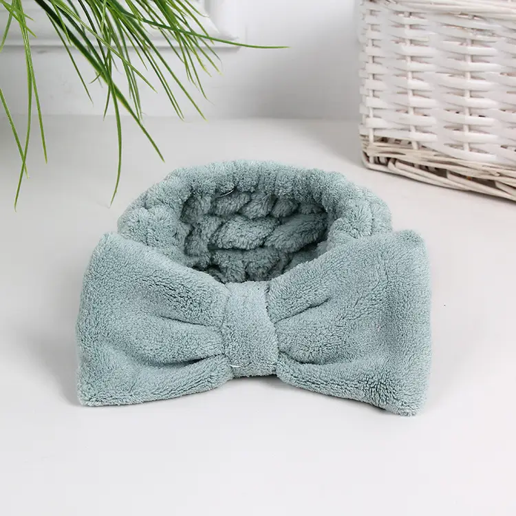 Japanese Style Fleece Headband with Bow for Women - Image 7