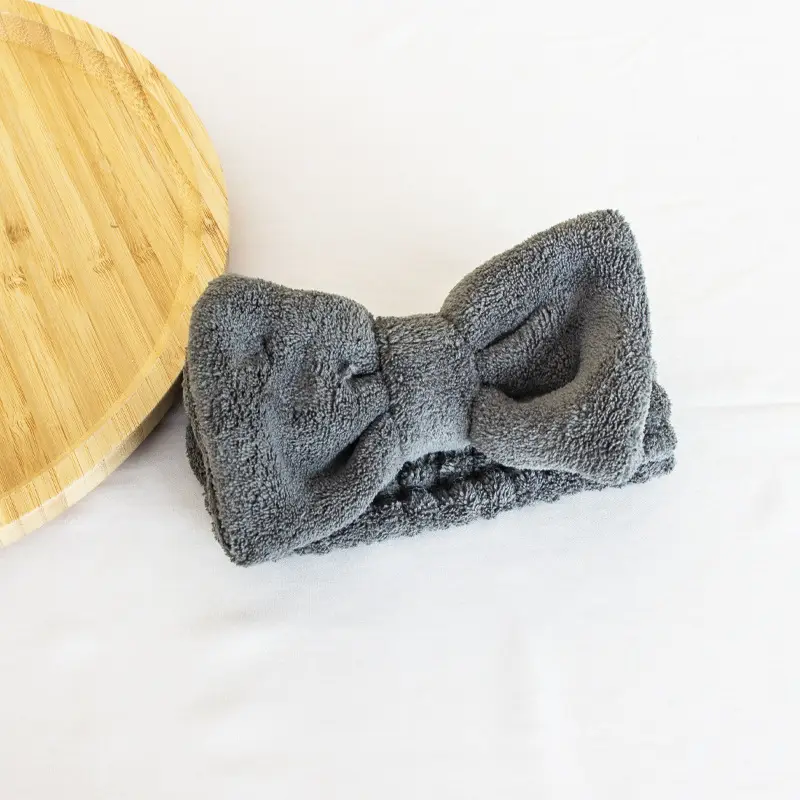 Japanese Style Fleece Headband with Bow for Women - Image 9